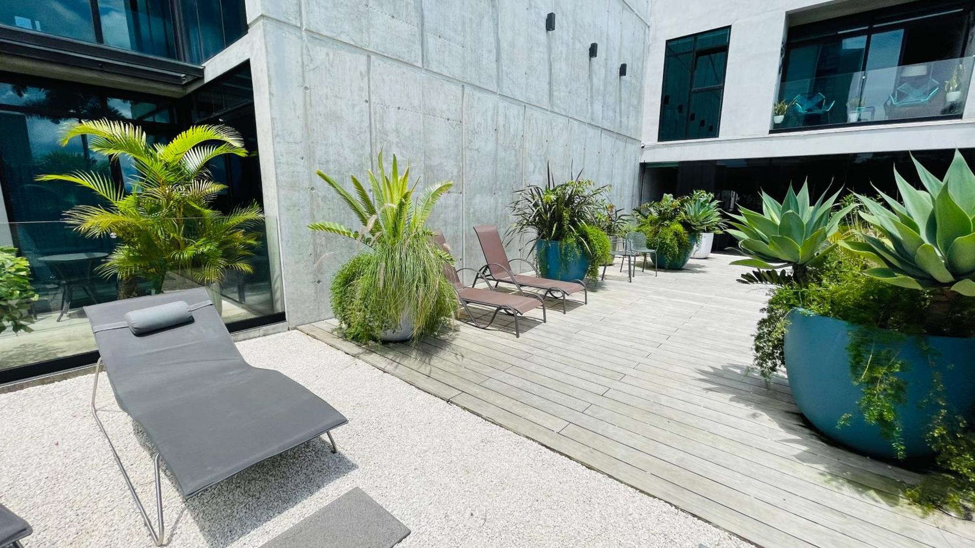 Cozy Apartment With Terrace, Sj Cosmopolitan Tower #402 San José Exterior foto
